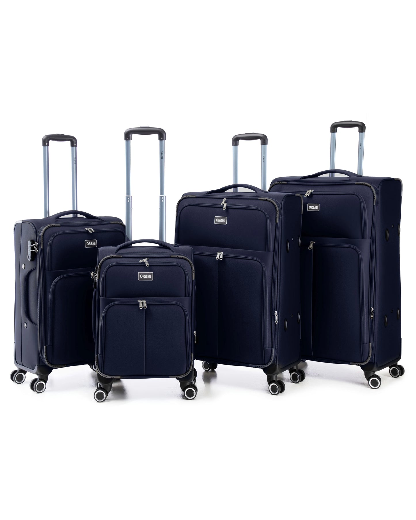 0232 – 4-Piece Softside Luggage Set, Durable Fabric