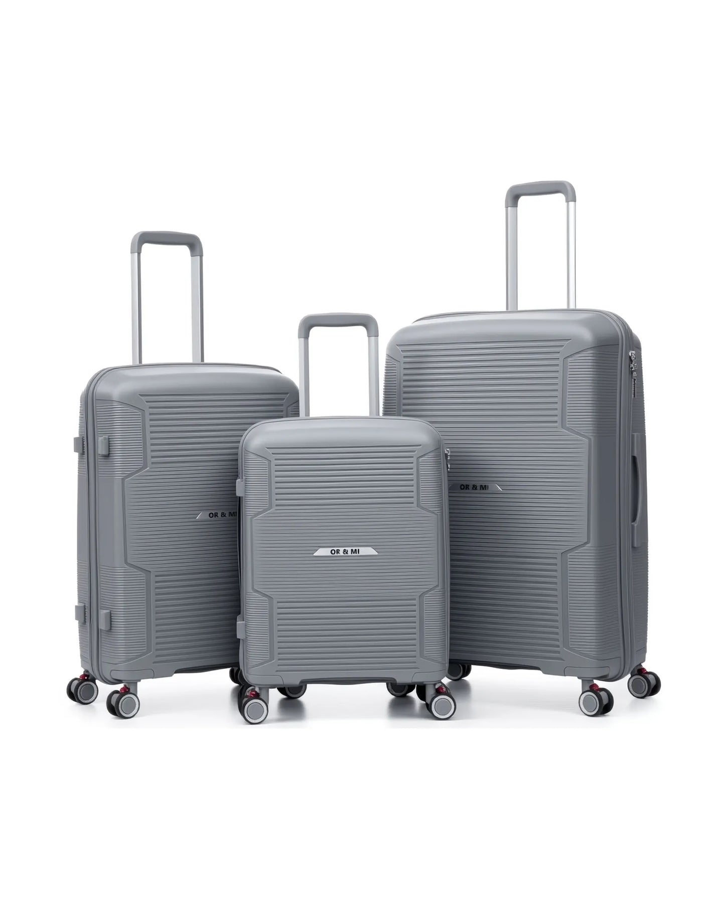 0201 – 3-Piece Suitcase Set · Ultra-Light PP Durable Hardshell