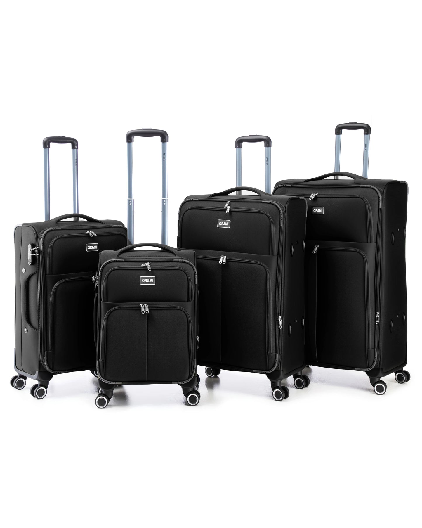 0232 – 4-Piece Softside Luggage Set, Durable Fabric