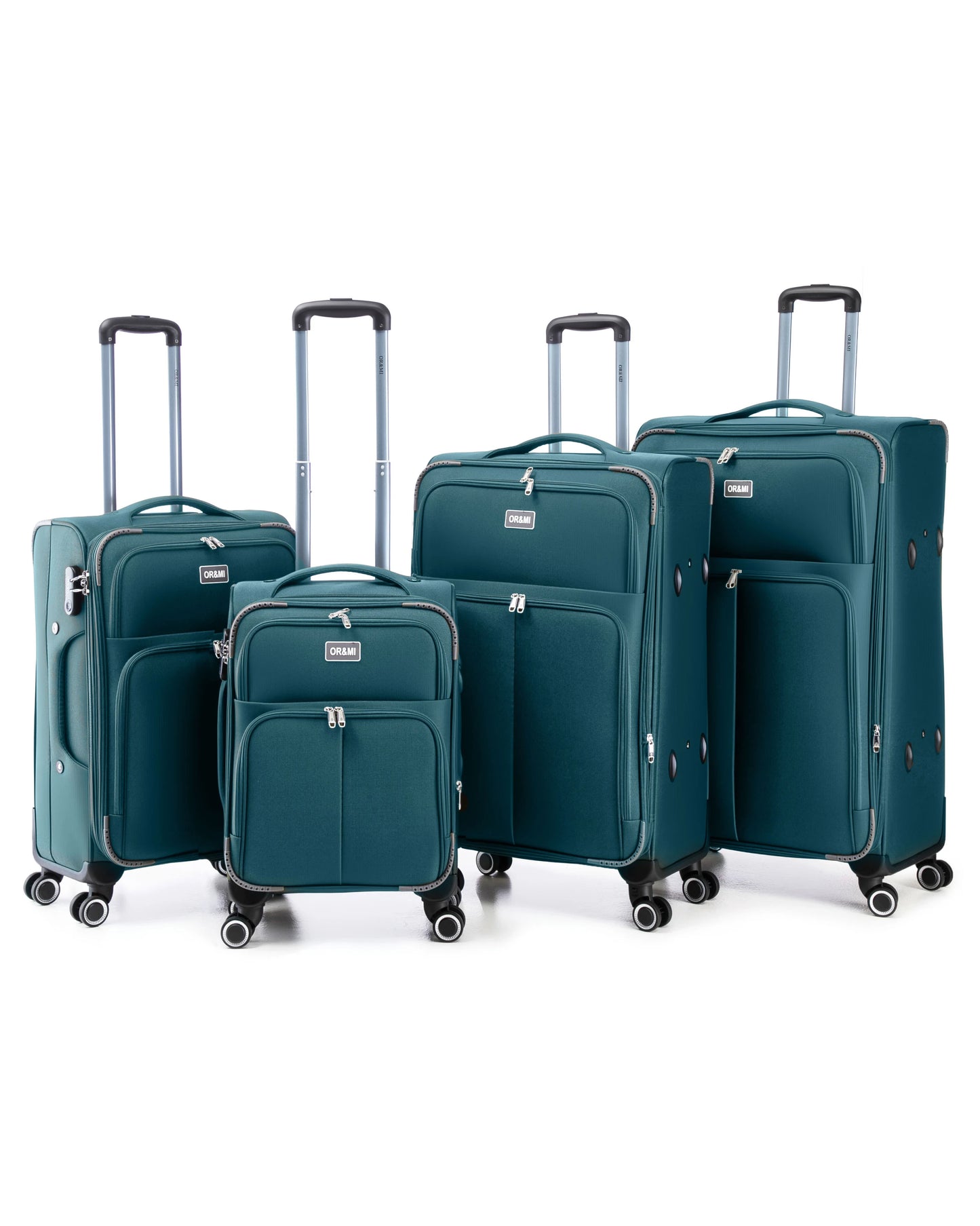 0232 – 4-Piece Softside Luggage Set, Durable Fabric