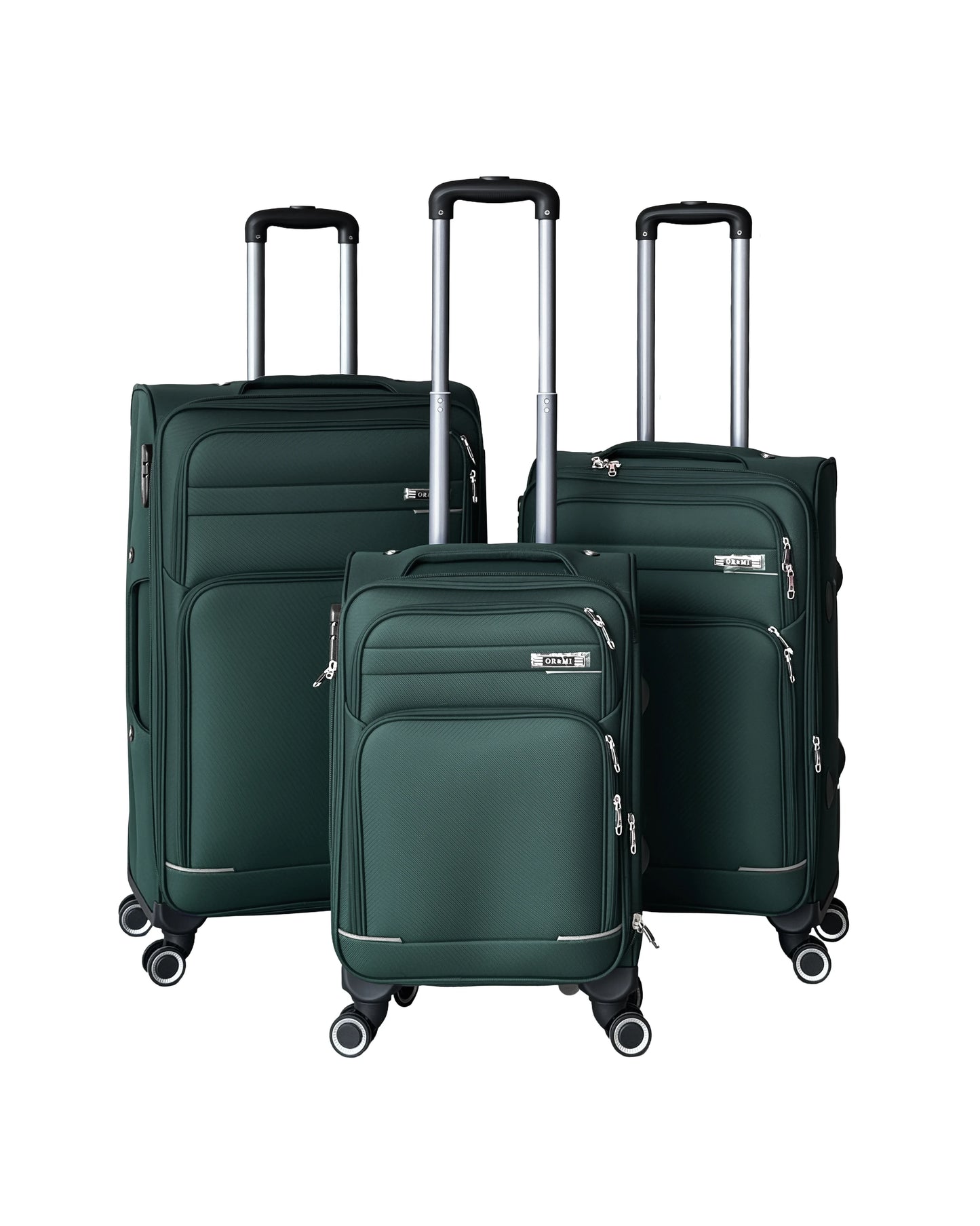 0206 – 3-Piece Softside Luggage Set, Durable Fabric