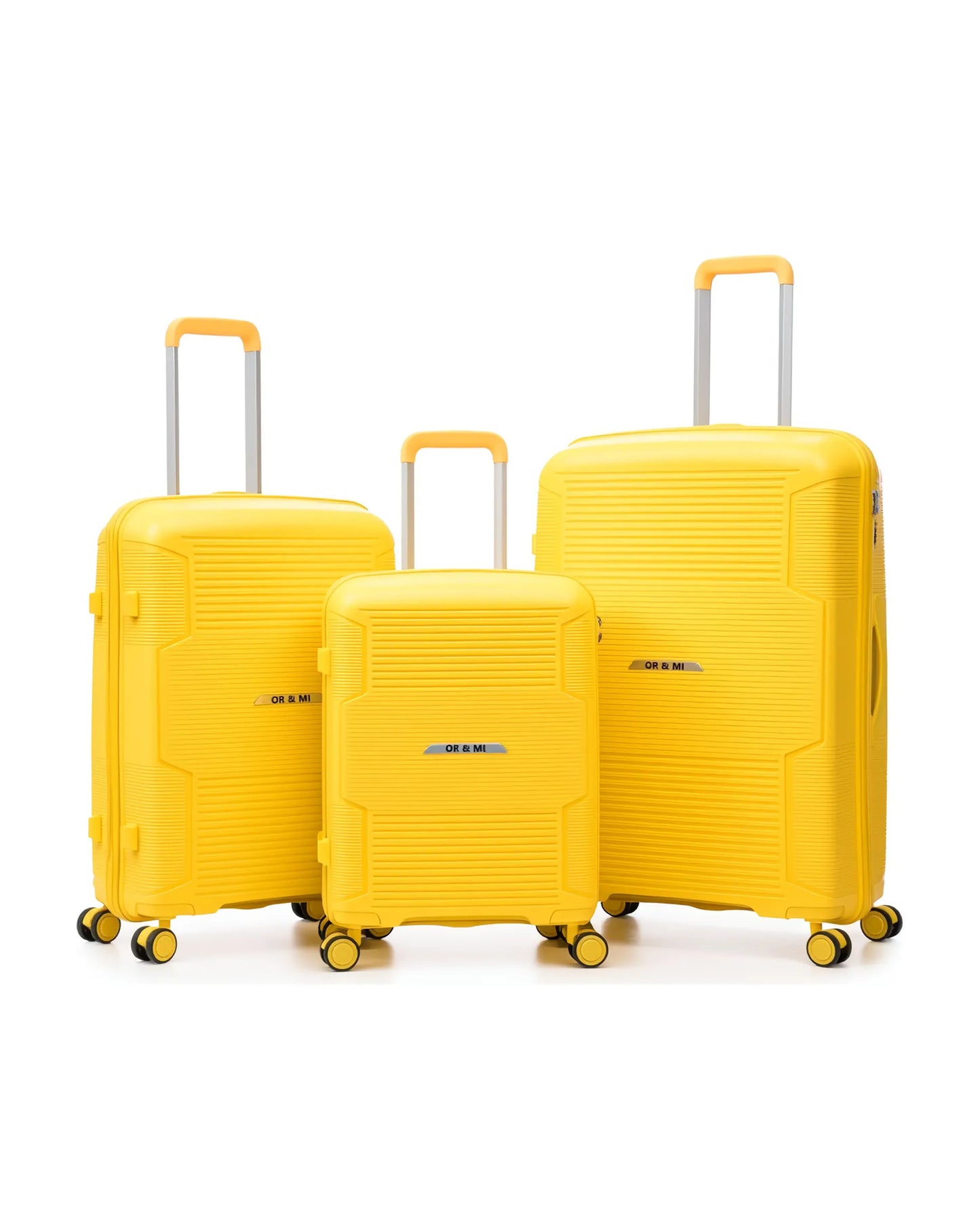 0201 – 3-Piece Suitcase Set · Ultra-Light PP Durable Hardshell