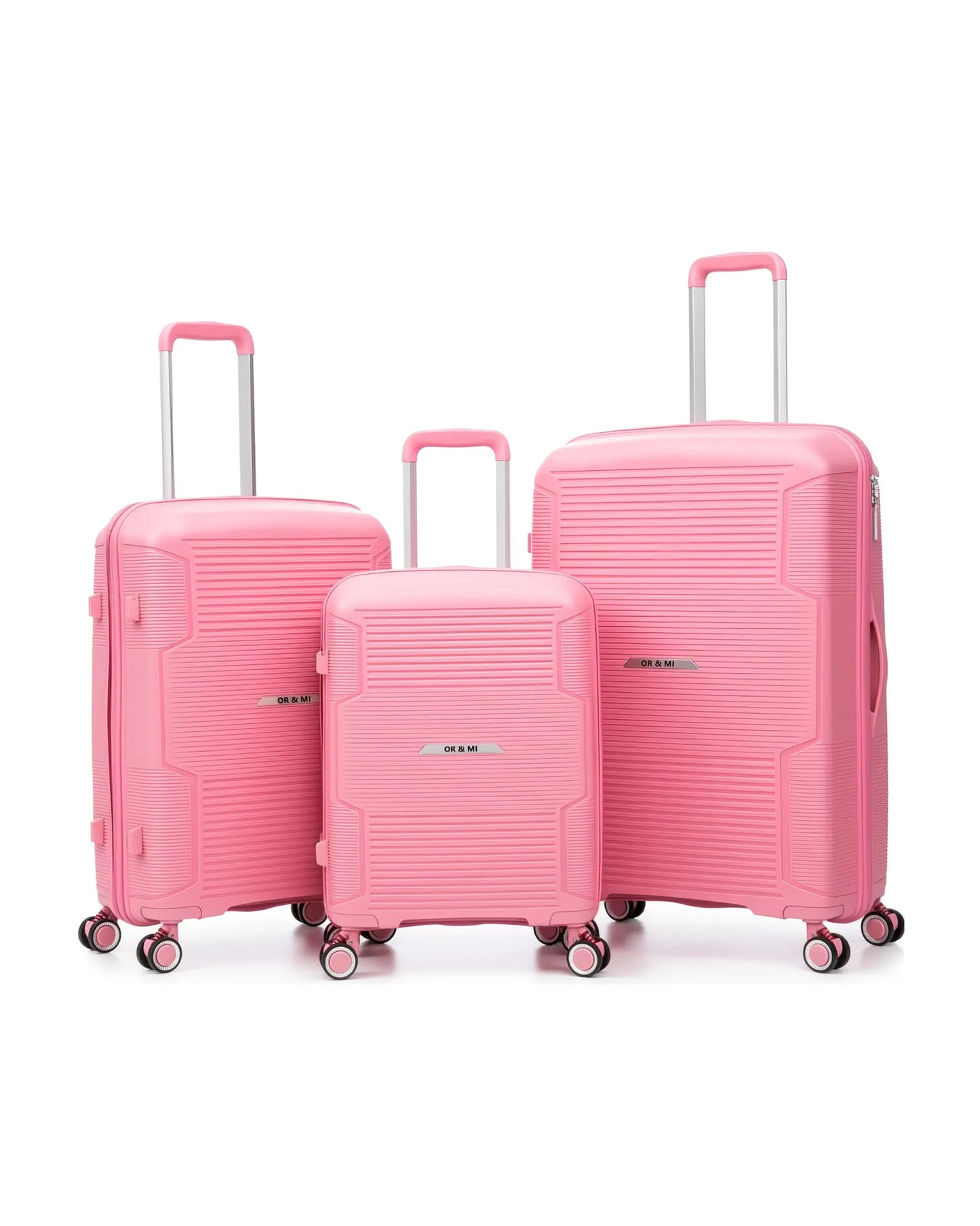 0201 – 3-Piece Suitcase Set · Ultra-Light PP Durable Hardshell