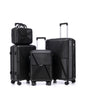 0203 – 4-Piece PP Hardshell Luggage Set, Lightweight & Durable