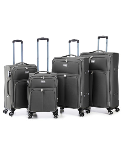 0232 – 4-Piece Softside Luggage Set, Durable Fabric