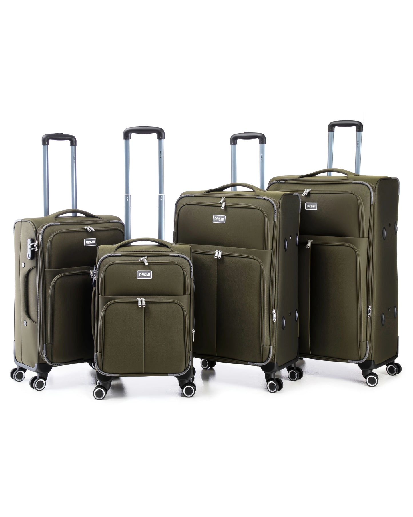 0232 – 4-Piece Softside Luggage Set, Durable Fabric